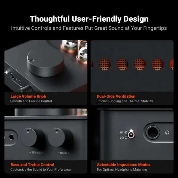Fosi Audio GR70 Tube Headphone Amp - Image 5