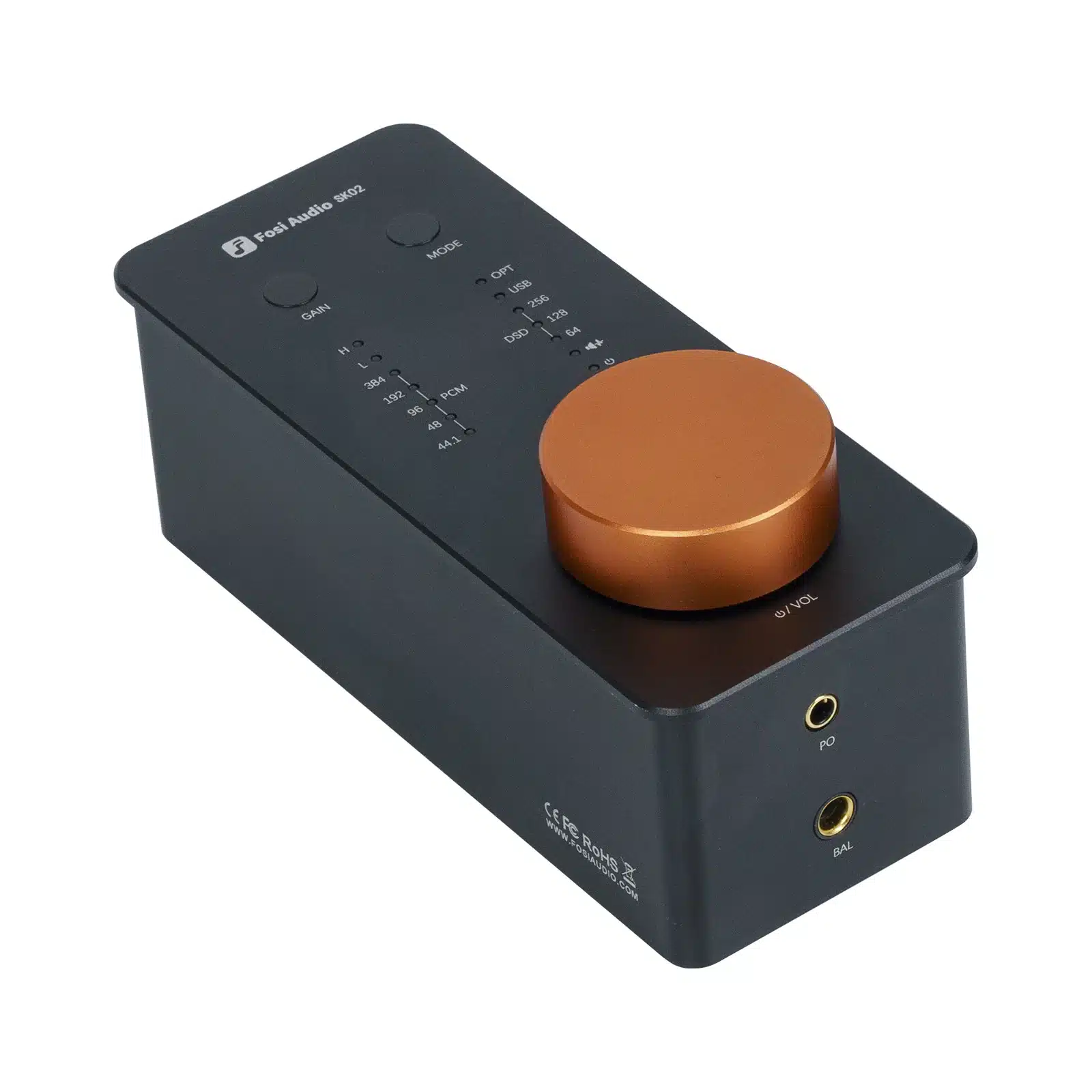 Fosi SK02 - Desktop DAC Headphone Amp
