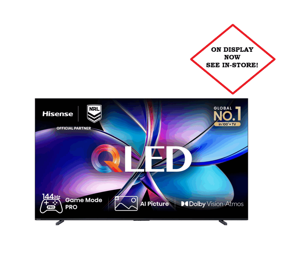 Hisense 100″ Q7QNZ 4K QLED 144Hz Smart TV - AV World - Auckland HiFi Store