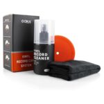 Goka Vinyl Record Cleaning Kit 3 in 1 with Cloth, Spray & Label Protector