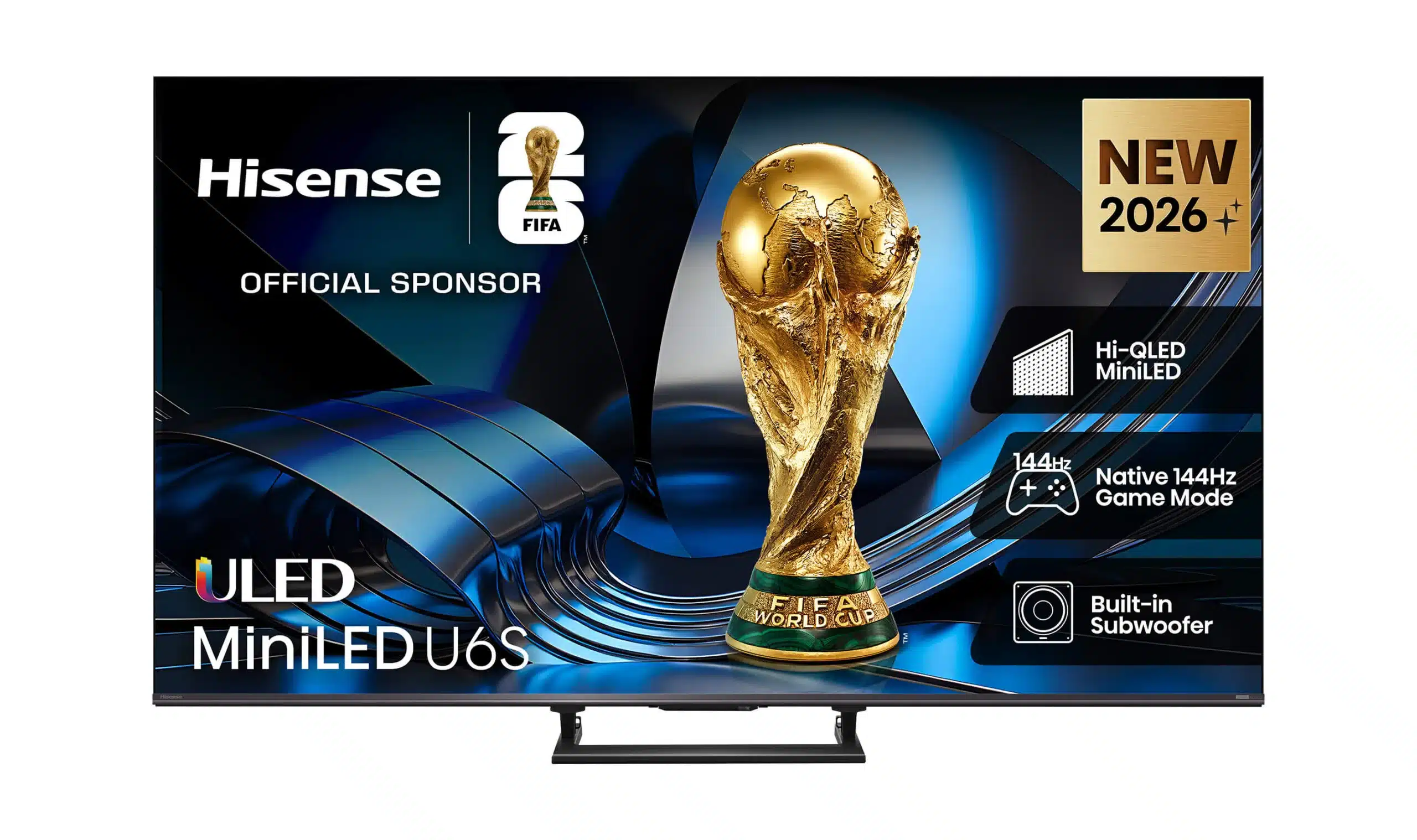 75″ U6S ULED MiniLED 144Hz 4K Smart AI TV - Box Damaged Unit