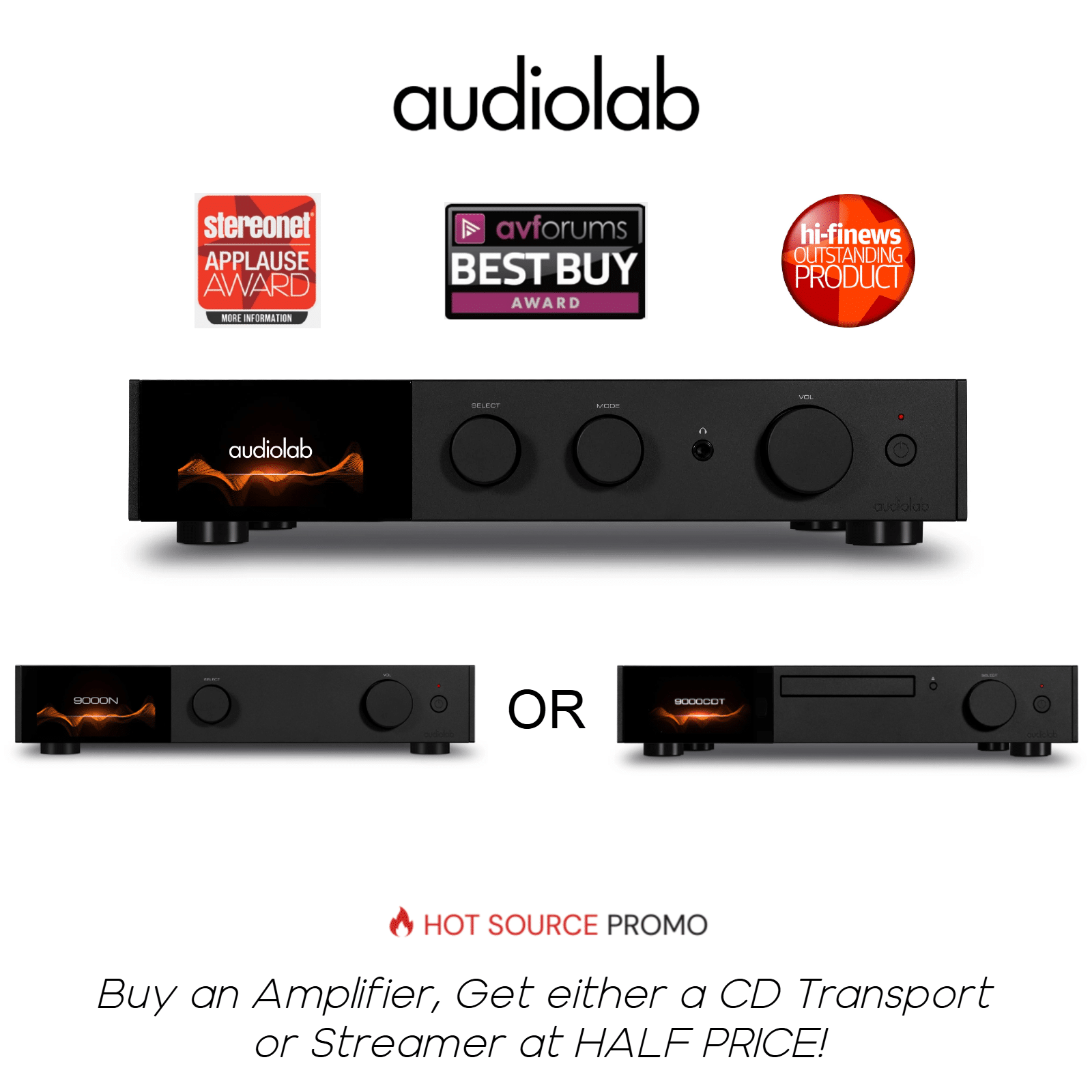 Audiolab 9000A Hot Source Bundle