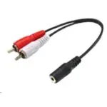 Dynamix Stereo 3.5mm Female to 2 RCA Male Cable
