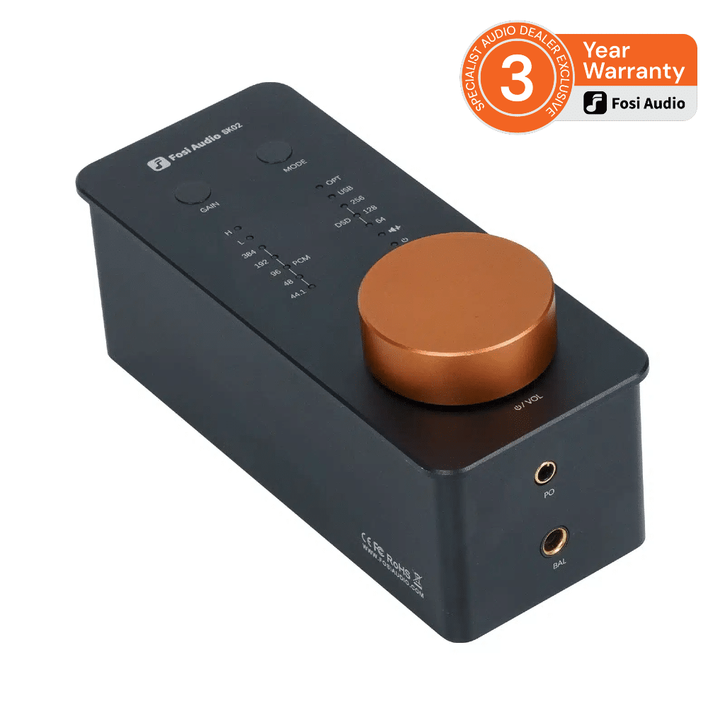 Fosi Audio SK02 Desktop DAC Headphone Amp