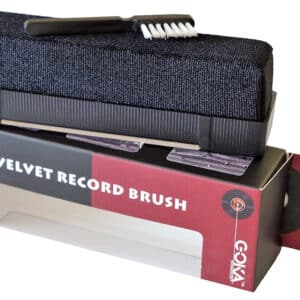 Goka Velvet Pad Record Brush With Stylus Brush