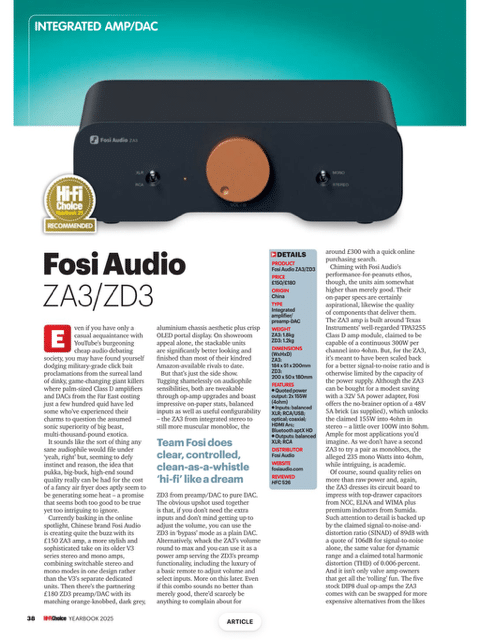 Fosi ZD3 DAC Pre-Amp with remote - Image 10