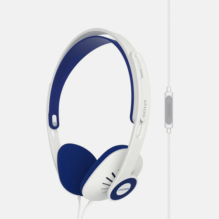 Koss KPH30i On Ear Headphones - White