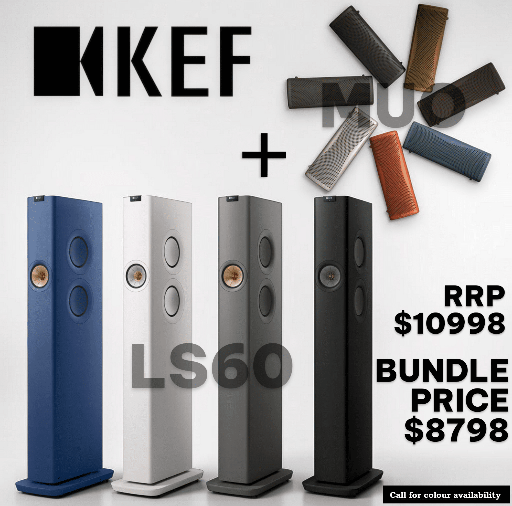 KEF BUNDLE 2 - LS60 Wireless + Muo