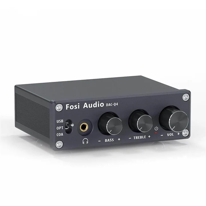 Fosi Audio Q4 Mini Stereo Gaming DAC & Headphone Amplifier Audio - AV World  - Auckland HiFi Store