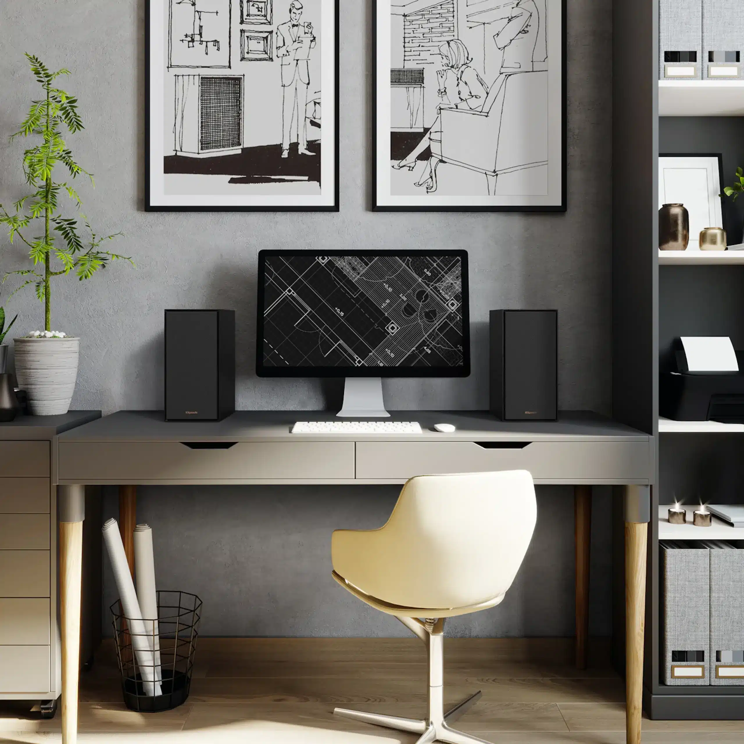 Klipsch R-40PM Powered Speakers - Image 7