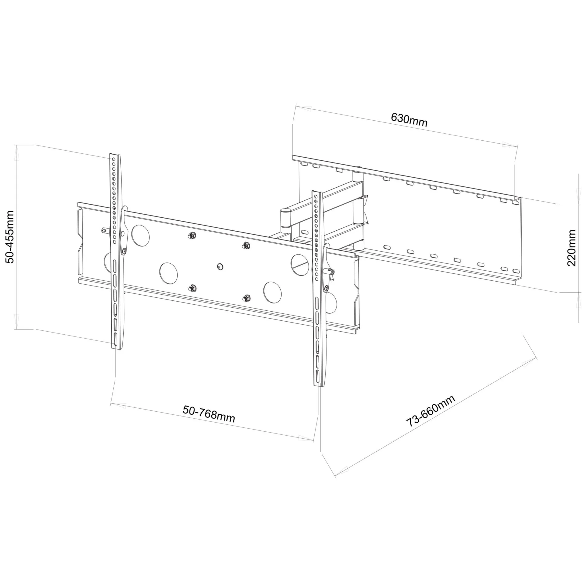 Suremount SCLSS07 Superslim Cantilever Bracket - Image 2