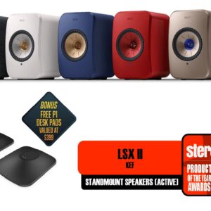 KEF LSX II Active Bookshelf Speakers