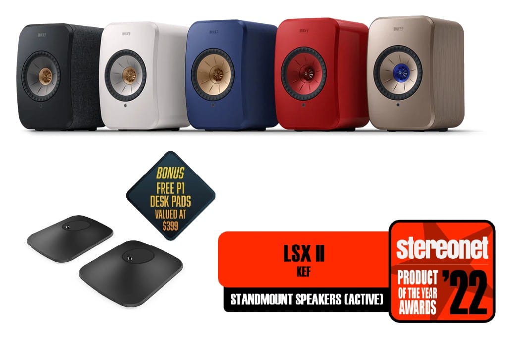 KEF LSX II Active Bookshelf Speakers