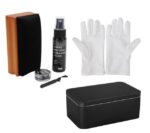 Goka Wooden Brush Vinyl Record Care Set
