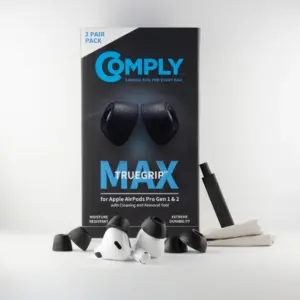 Comply Foam Tips TrueGrip™ MAX Ear Tips for Airpods Pro GEN 1&2