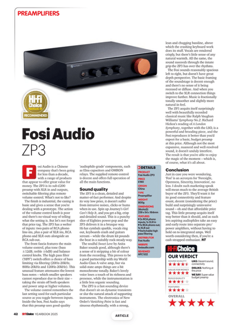 Fosi ZP3 Preamplifier - Image 3