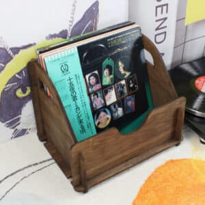 Goka Record Self-Assembly Plywood Record Storage Case