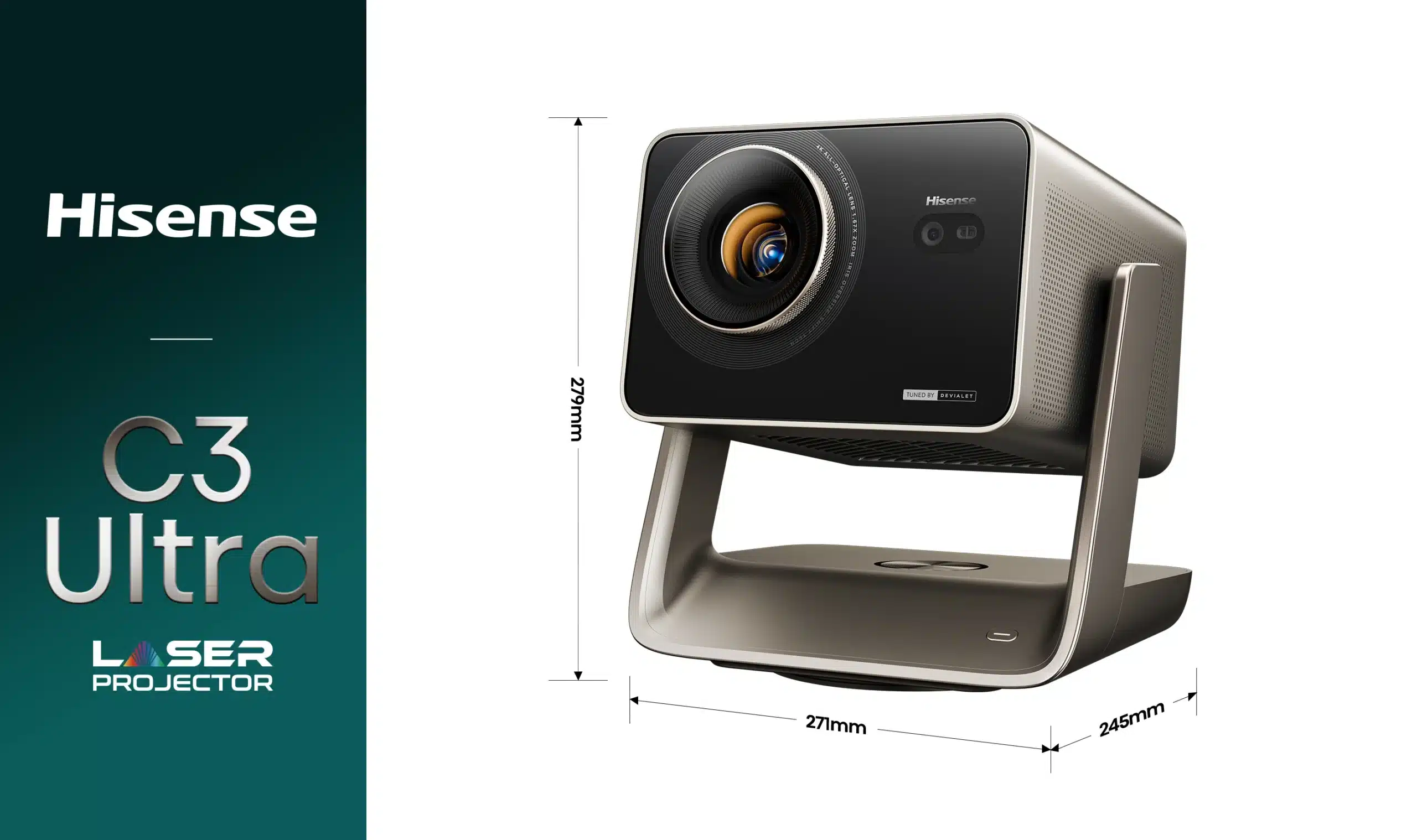 Hisense C3 Ultra 4K Triple Laser Projector - Image 3