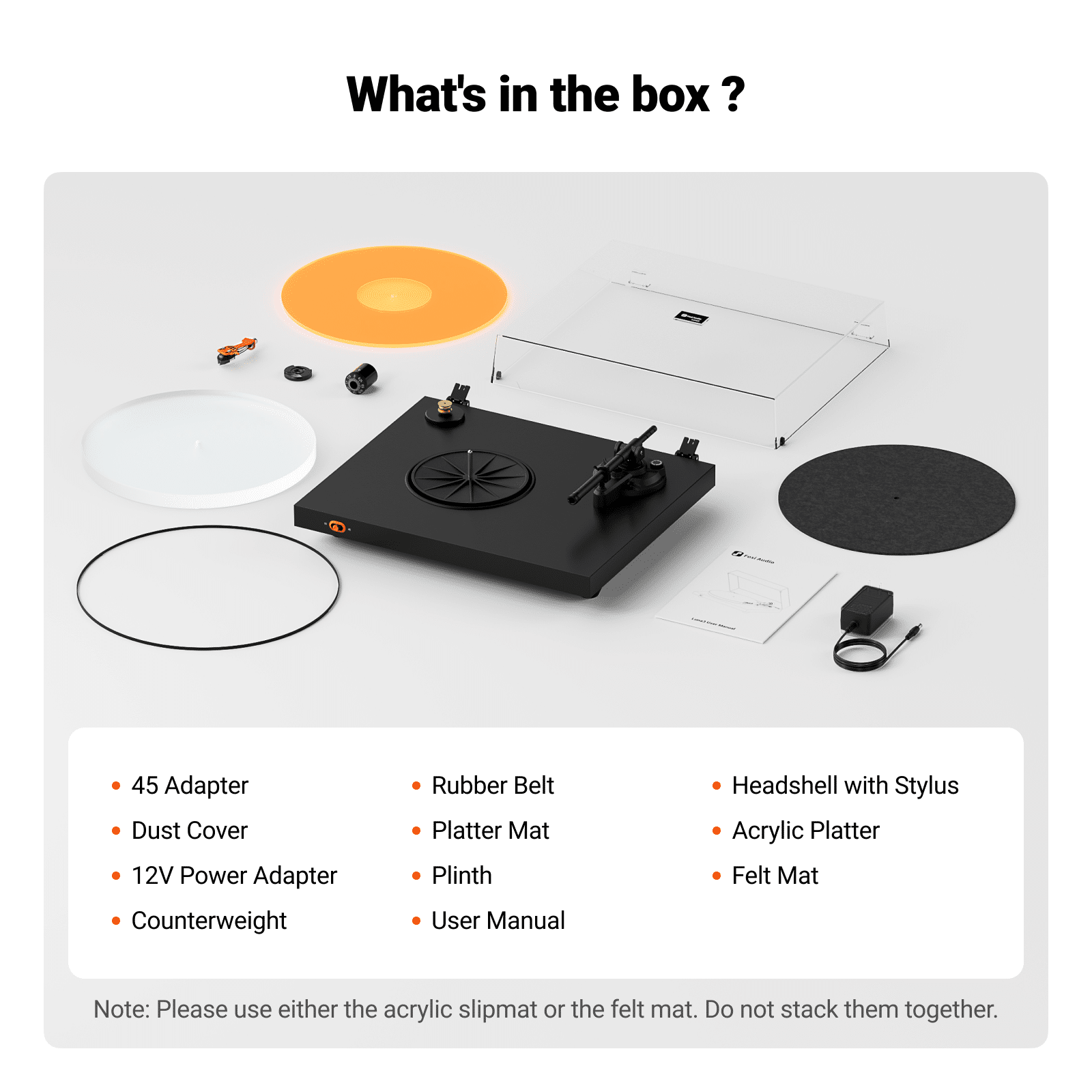 Fosi Audio Luna3 Turntable - Image 2