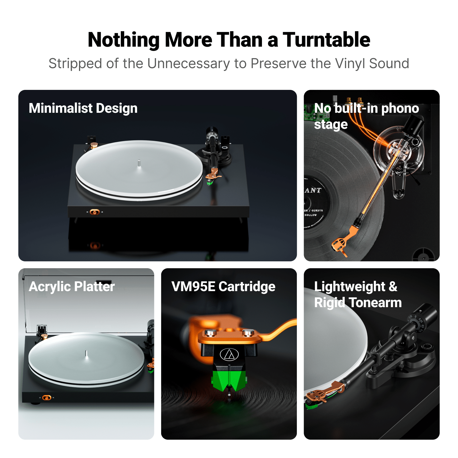 Fosi Audio Luna3 Turntable - Image 3