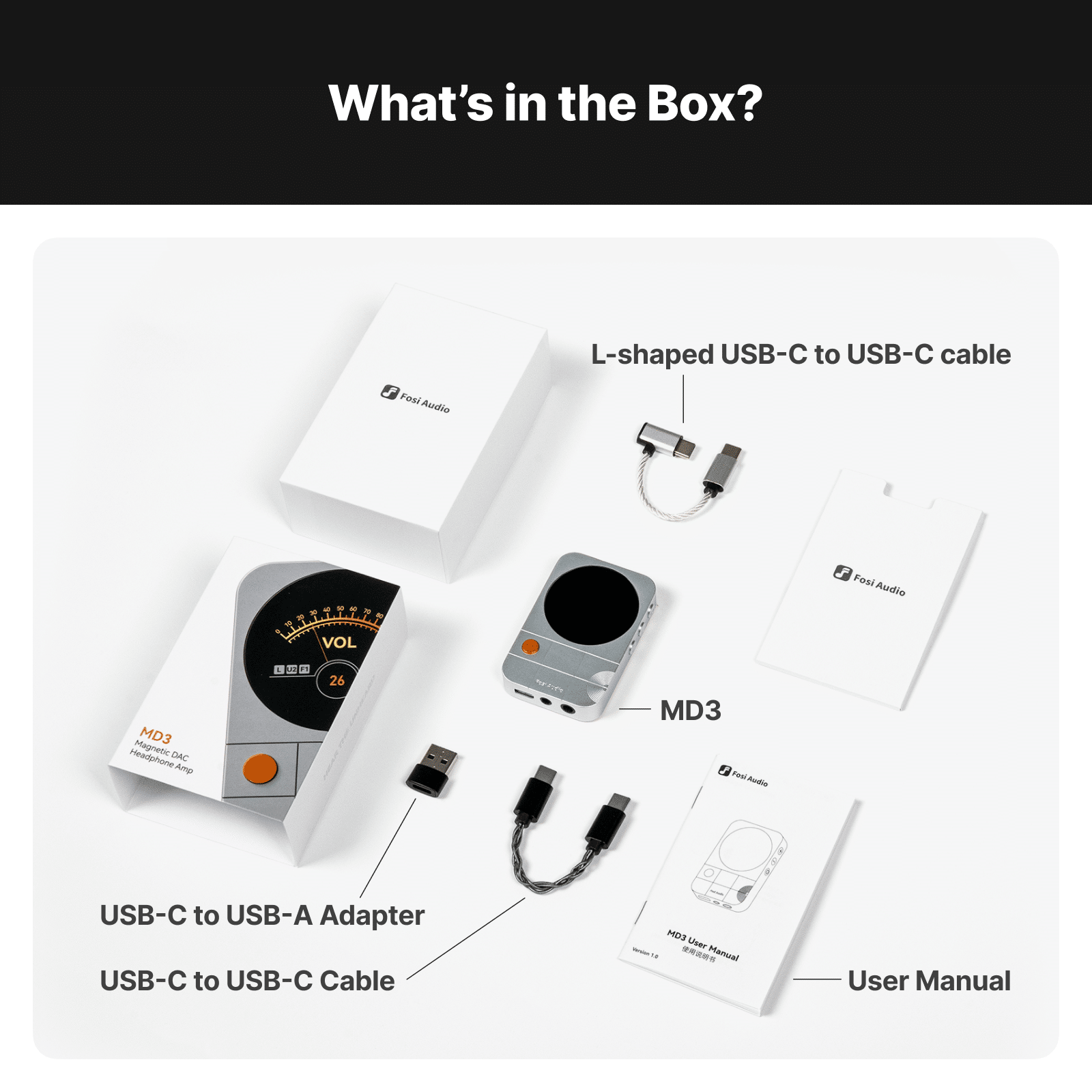 Fosi Audio MD3 Portable Magnetic DAC Headphone Amp - Image 10