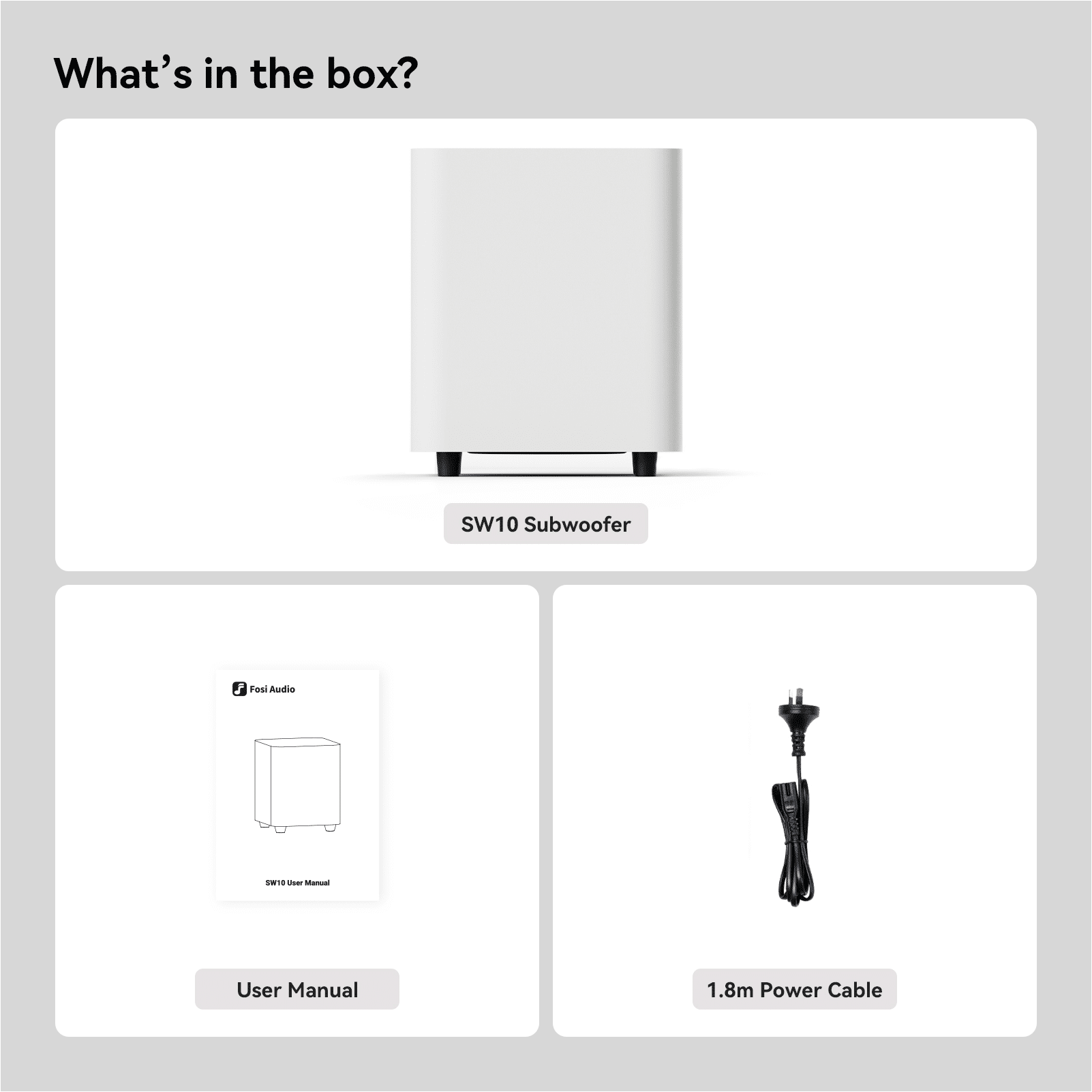 Fosi Audio SW10 Subwoofer - Image 2