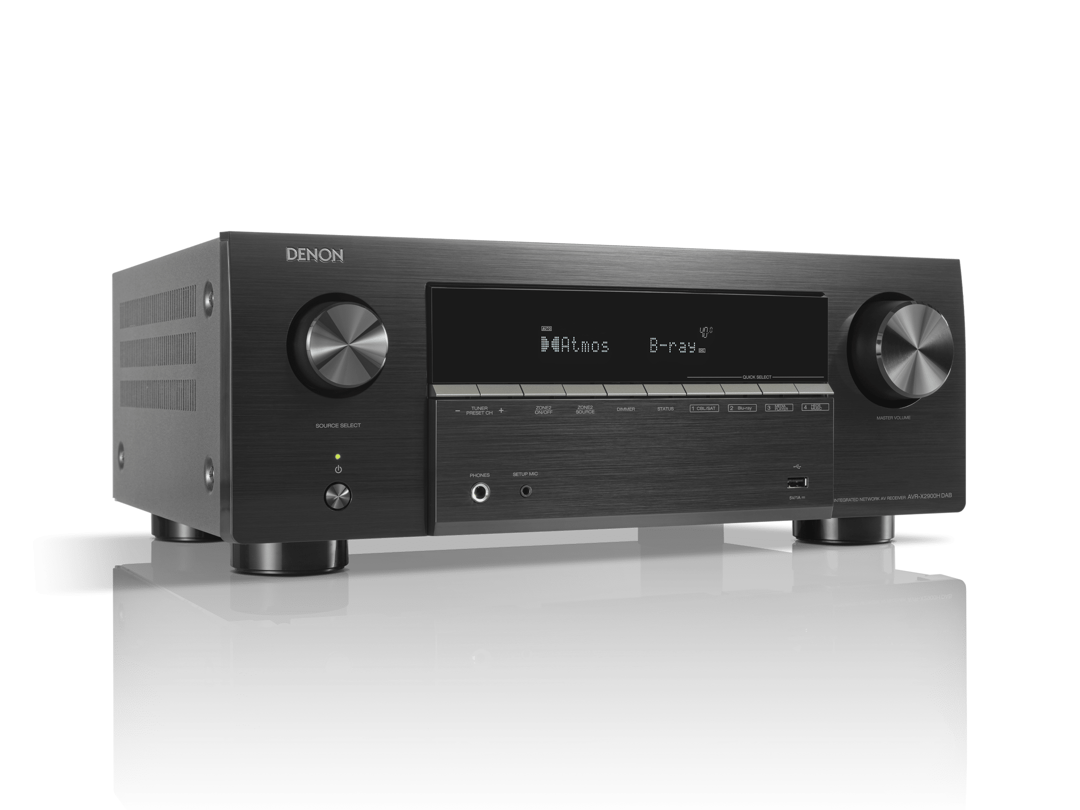 Denon AVR-X2900H 7.2 Channel 8K HEOS AV Receiver